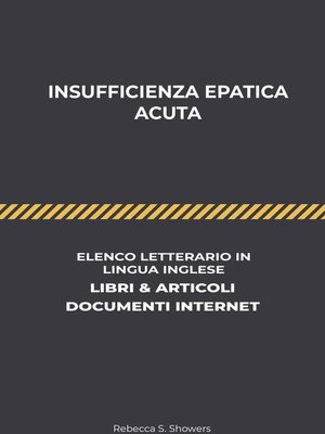 cover image of Insufficienza Epatica Acuta